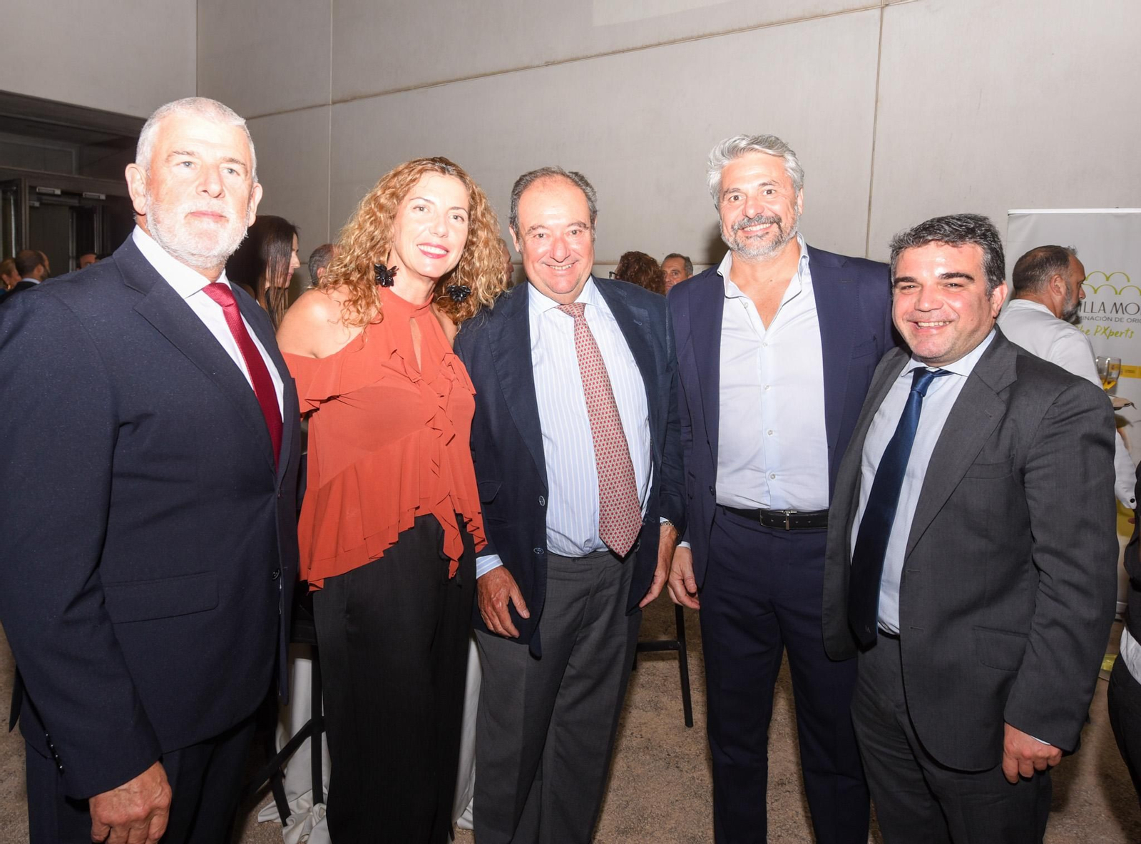 Emilio Osorio, Lola Blanco, Tomás Valiente, Antonio Vílchez y Carlos León.