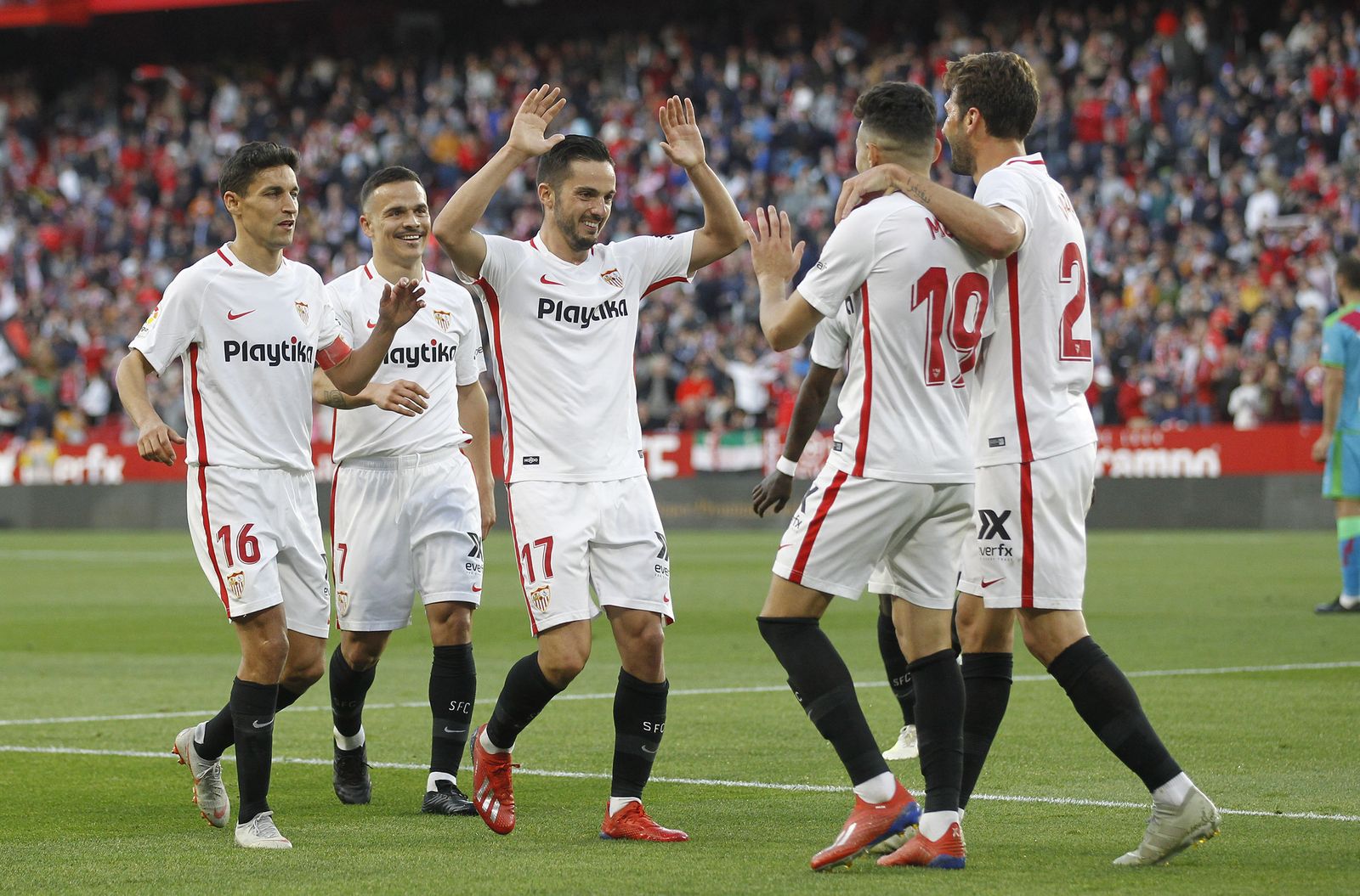 Todas las fotos del Sevilla-Rayo Vallecano