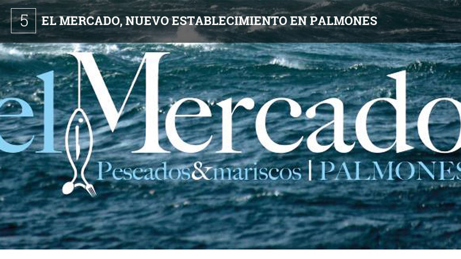 Alvaro Laza e Inma Gómez, los propietarios del conocido establecimiento de Palmones El  Rincón de Manuela, inauguran este fin de semana nuevo bar en la avenida de Andalucía de Palmones (Los Barrios). Se llama El Mercado y está especializado en pescados y mariscos que servirán a la manera tradicional, frito, a la plancha o en guisos, además del marisco cocido. El local tiene mesas altas y bajas y funciona con "platitos", especie de medias raciones que estarán en torno a los 6 o los 7 euros de costo.  Tienen comedor y una pequeña terraza con capacidad para 10 mesas.