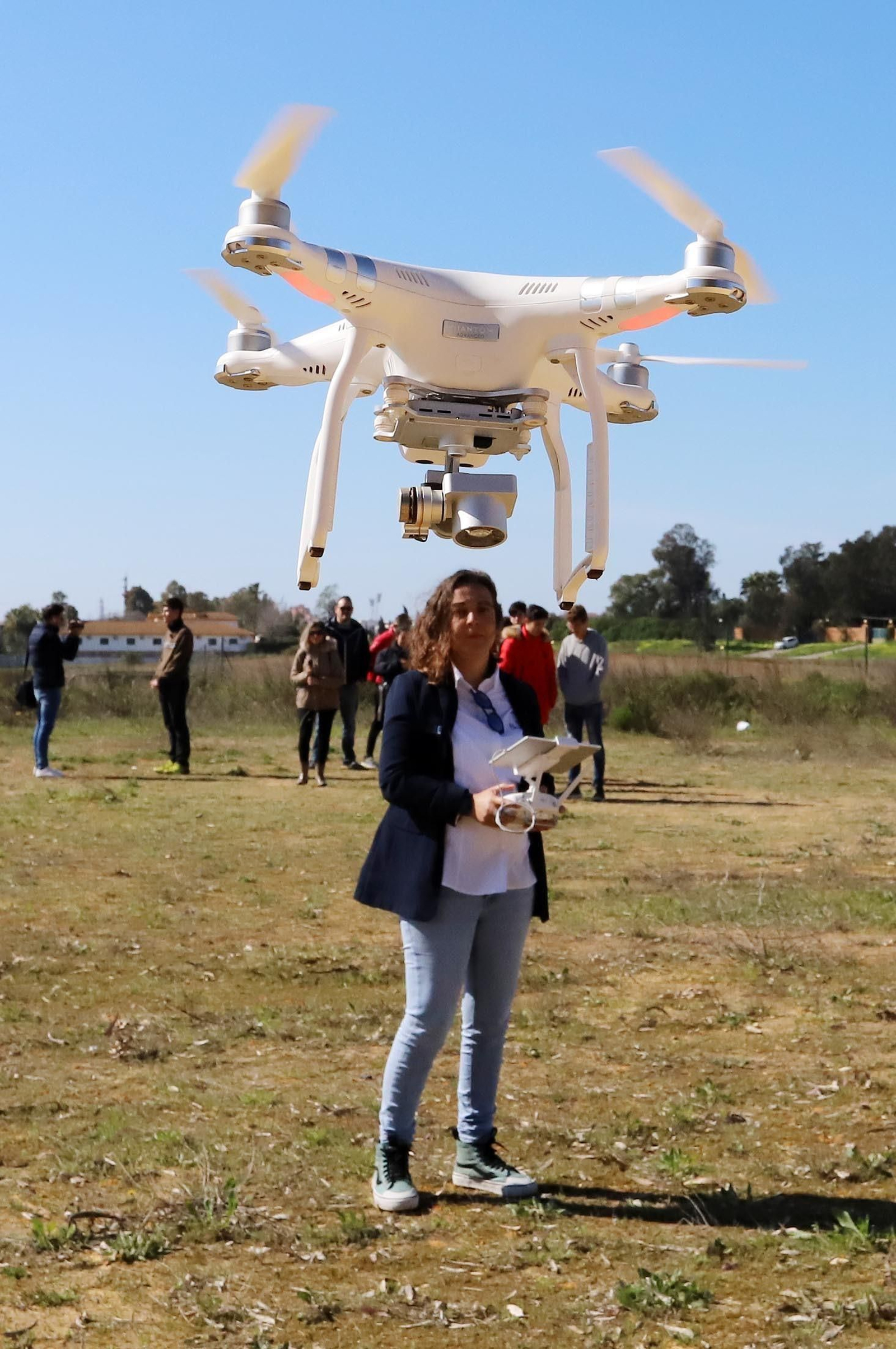 Imágenes del curso de 'Iniciación al pilotaje de drones'