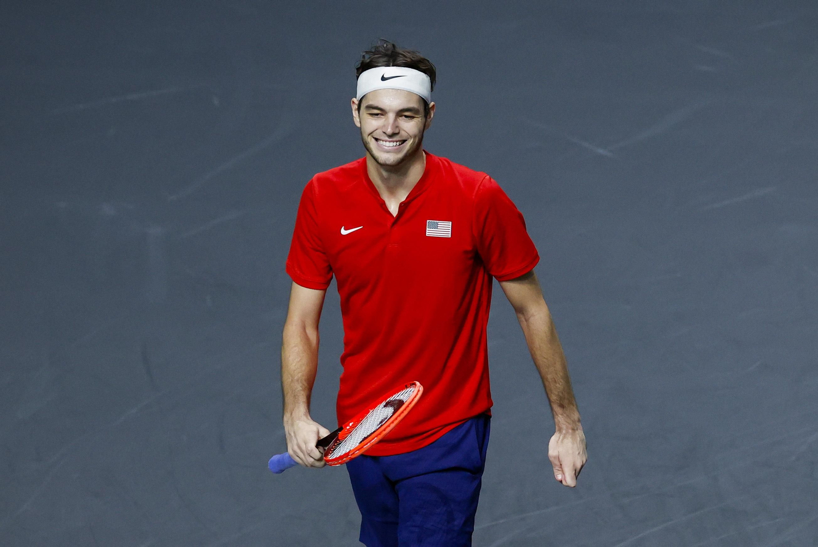 Taylor Fritz - Lorenzo Musetti de la Copa Davis de Málaga, en fotos