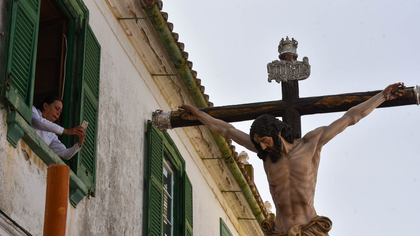 Fotos del Jueves Santo en San Roque: La Buena Muerte y Amargura