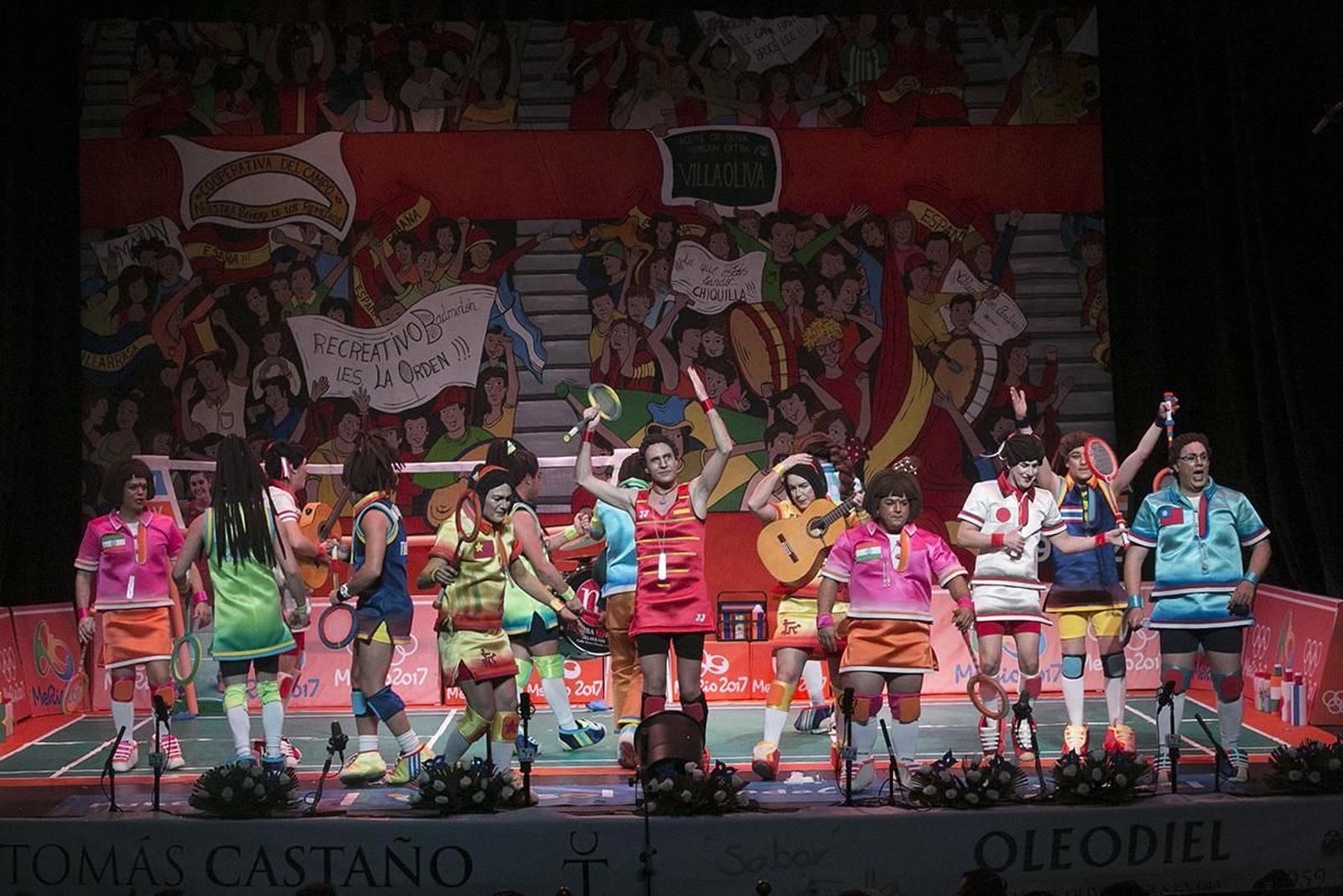 Imagen de la tercera semifinal del Carnaval Colombino