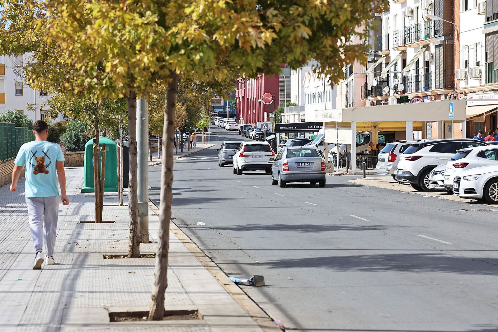 Una de las calles de Huelva.