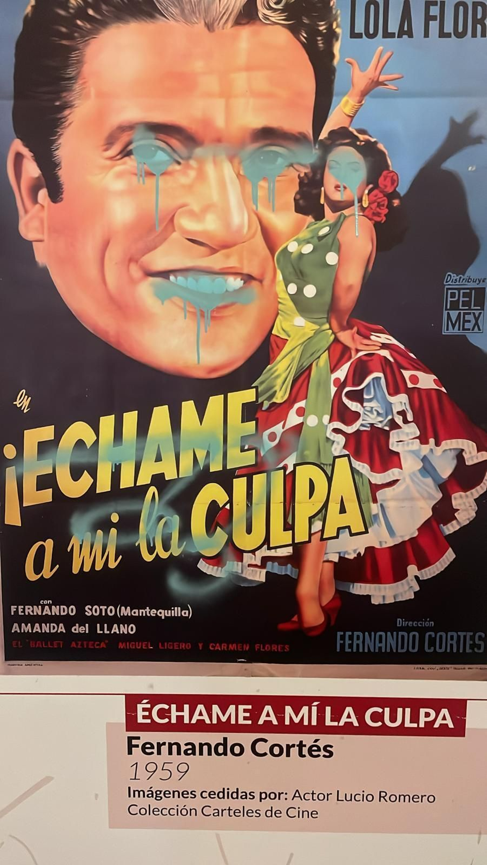 Así ha quedado el cartel de la película 'Échame a mí la culpa'.