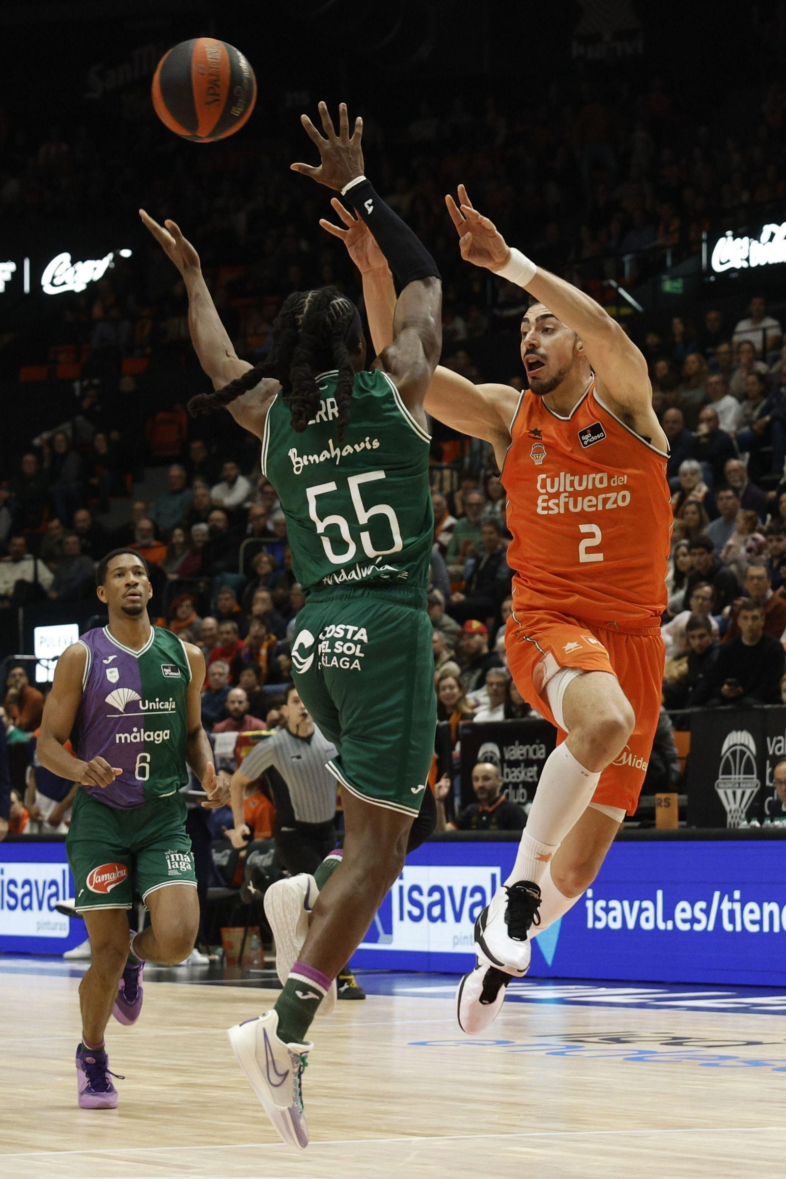 El Valencia Básket - Unicaja, en fotos