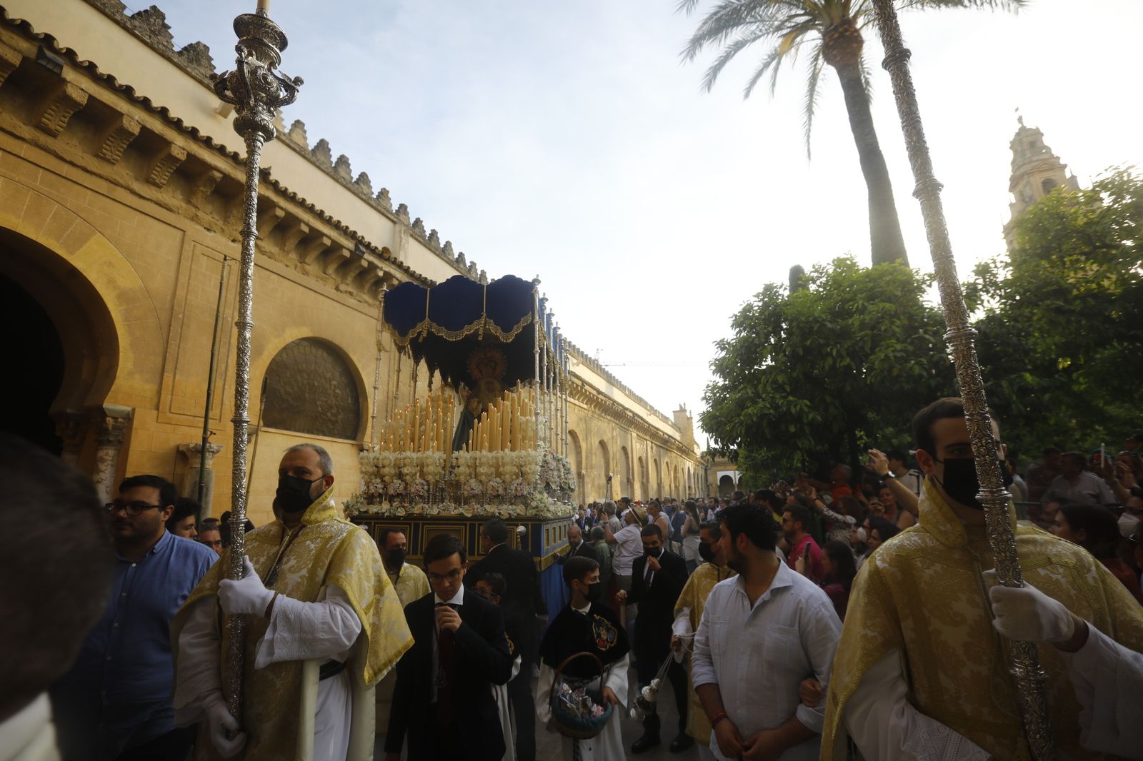 El traslado de la hermandad de la Estrella de Córdoba, en imágenes