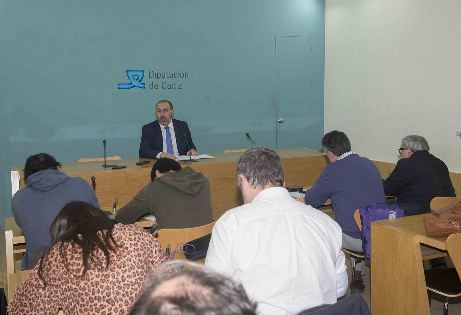 El diputado de Servicios Económicos, Jesús Solís, en la presentación de los presupuestos de 2019.