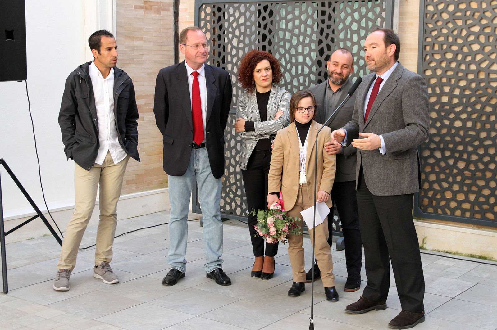 Blanca Betanzos recibida en la Diputación de Huelva, en imágenes