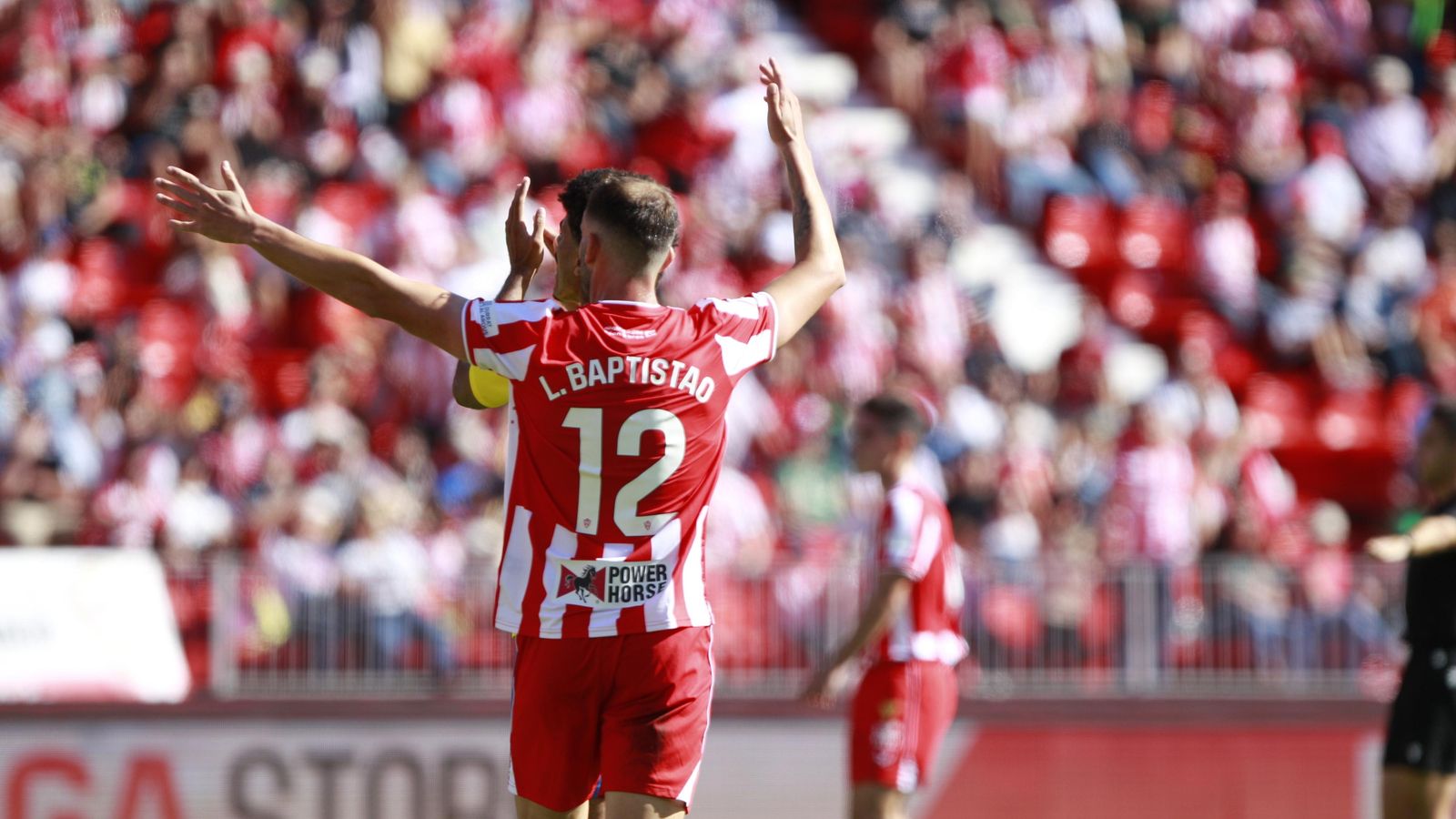 Leo Baptistao en el duelo contra Las Palmas
