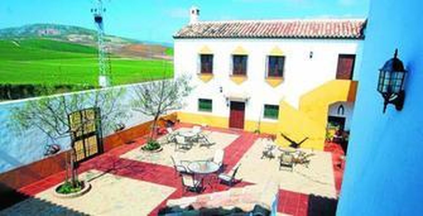 Un cortijo rural en la provincia de Málaga.