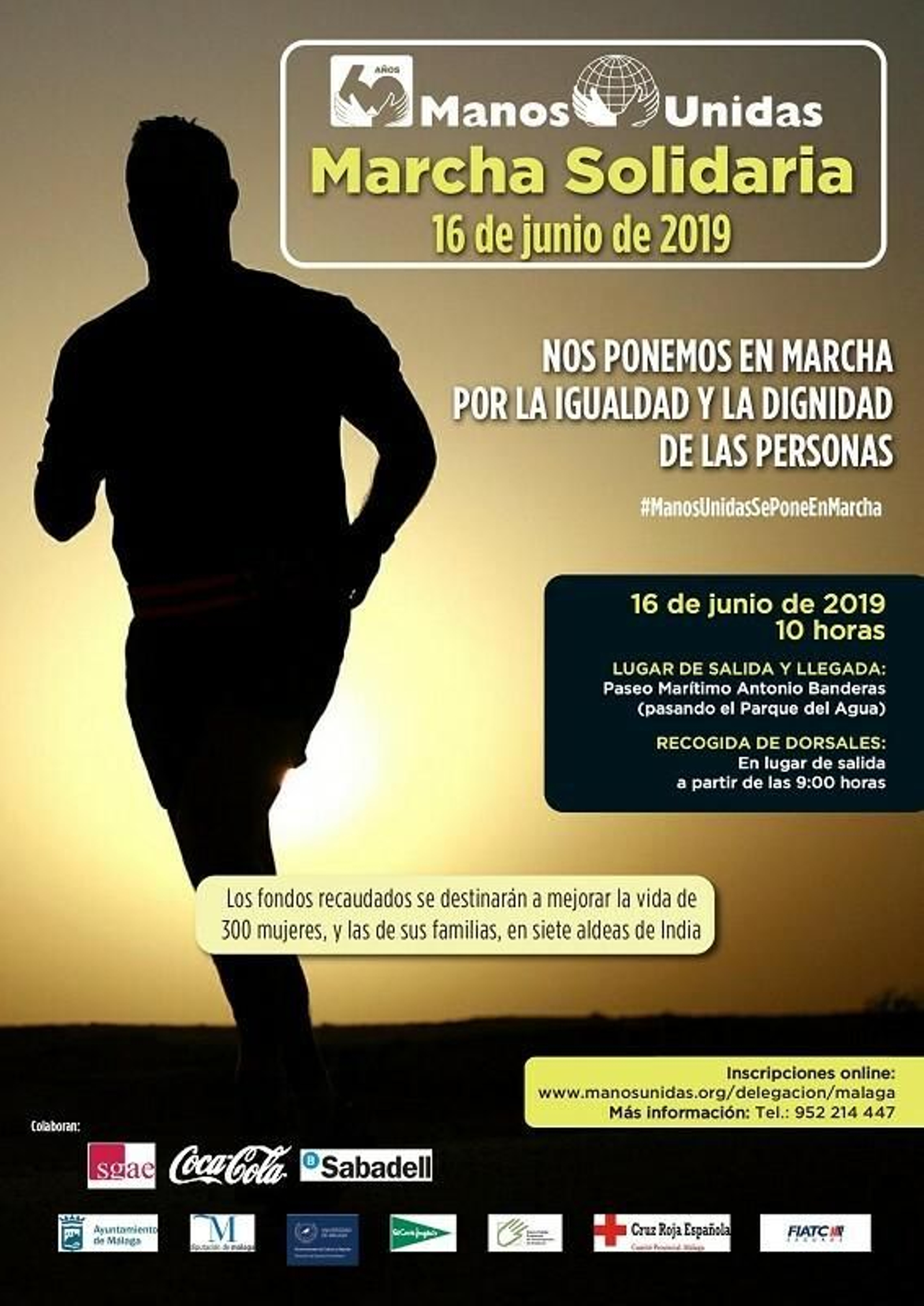 Marcha solidaria de Manos Unidas.