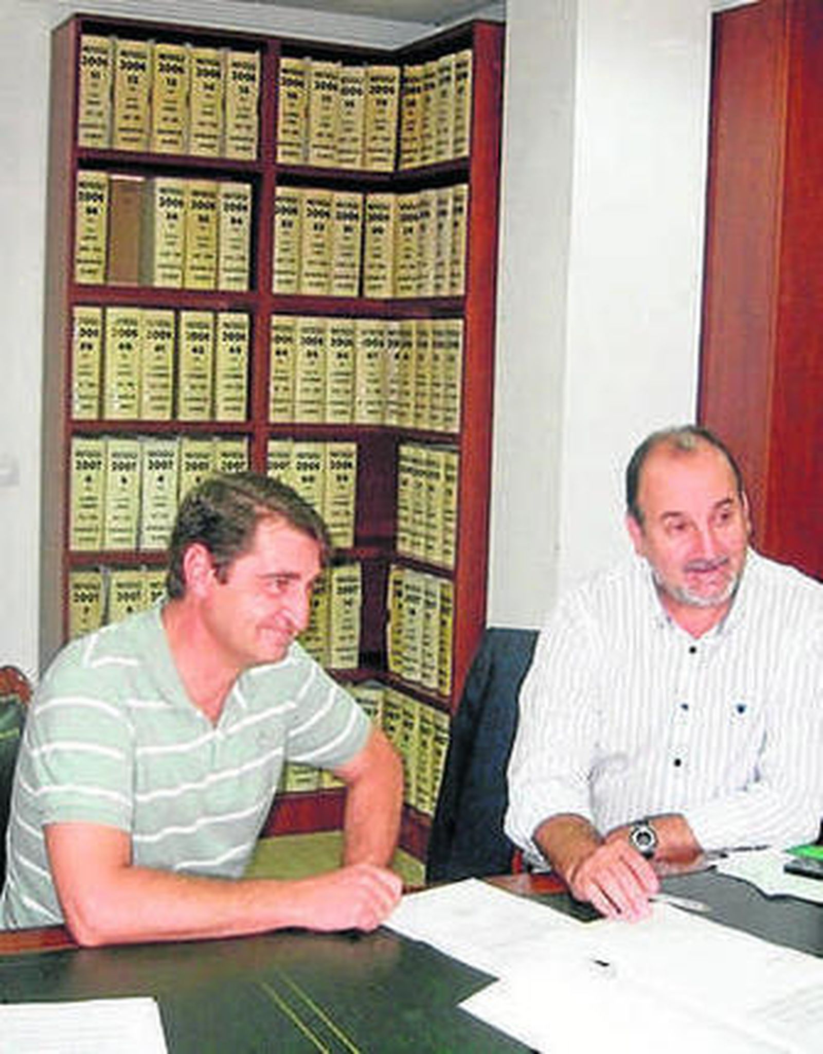 El alcalde y el delegado.