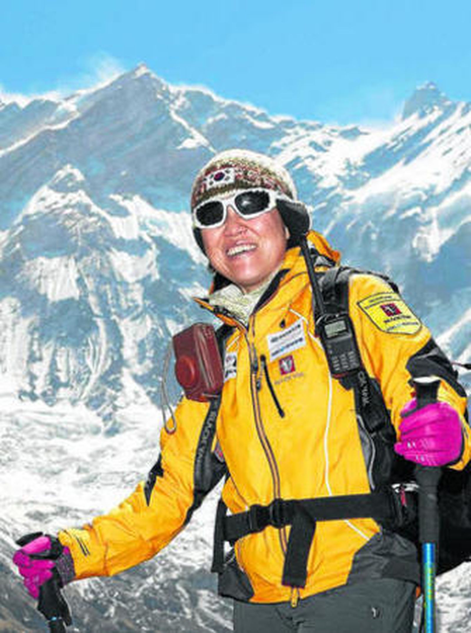 La surcoreana Oh Eun-Sun en el Annapurna.