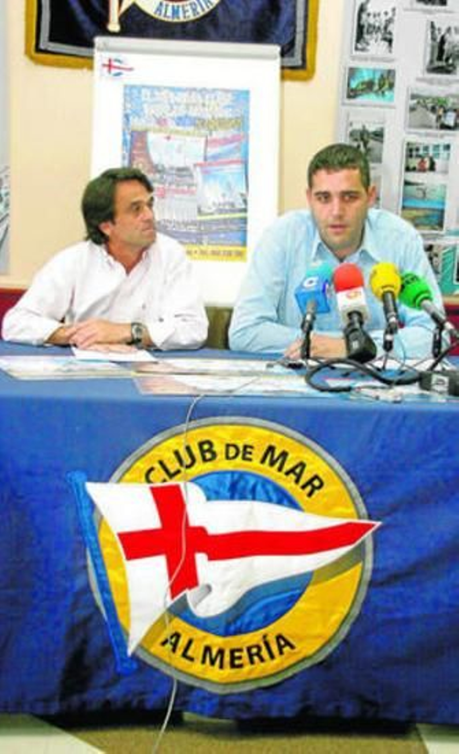 Fernández y Alonso, ayer en la presentación de los eventos.