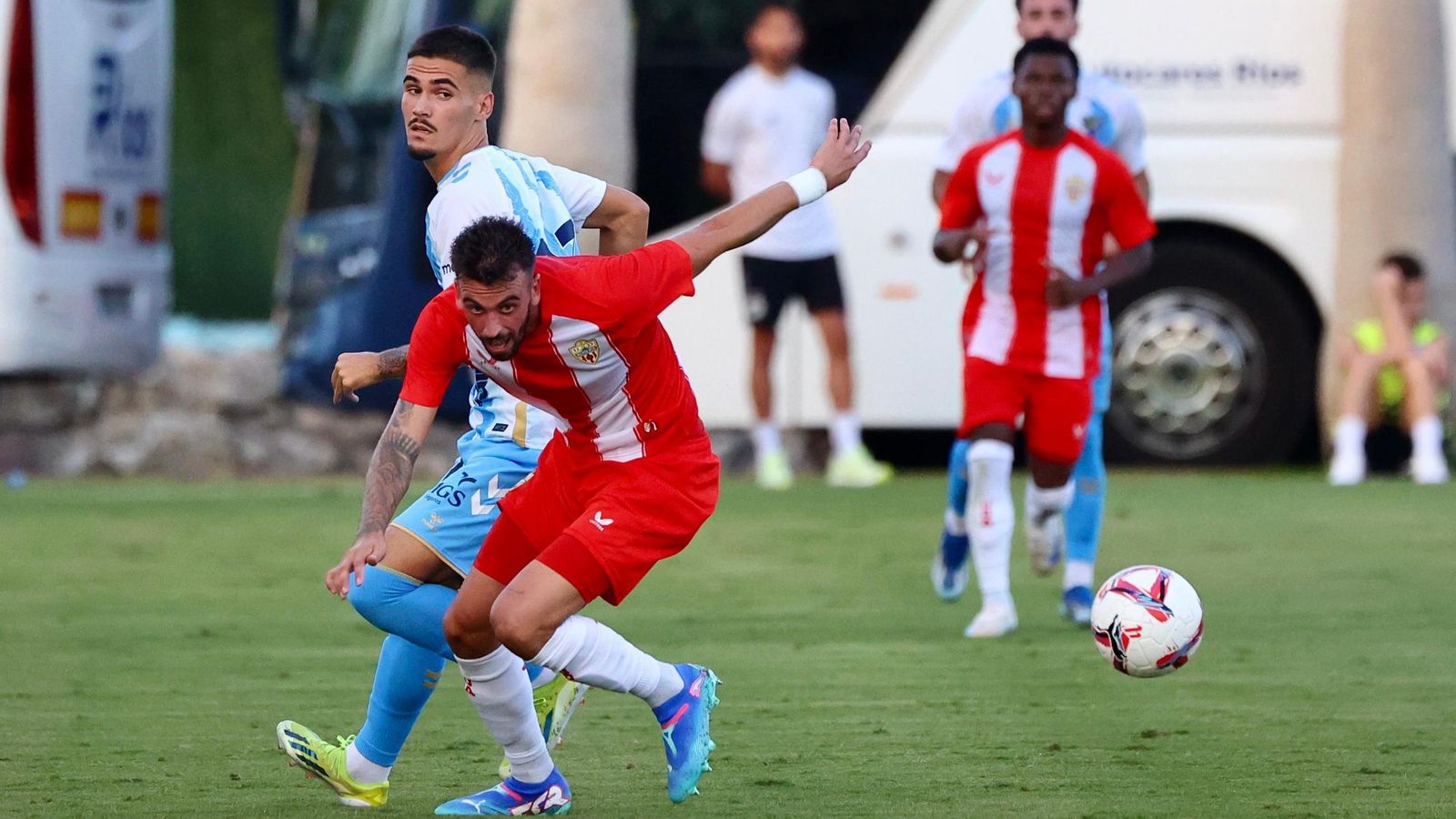 El Málaga CF - Almería de pretemporada, en fotos