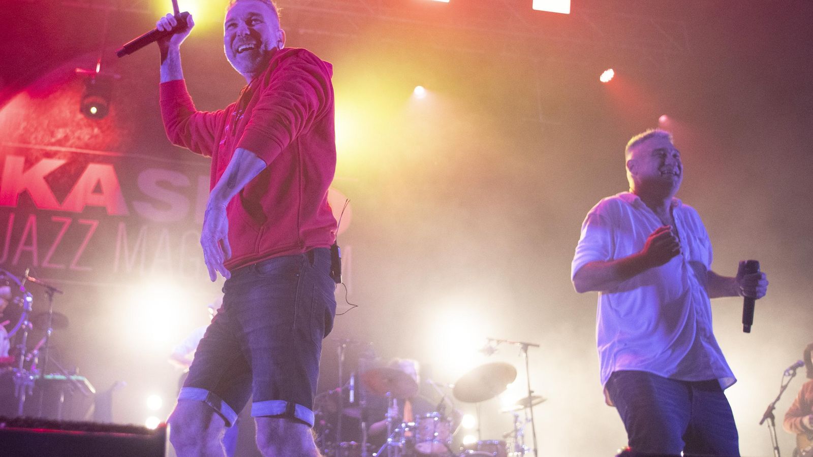 Zatu (SFDK) y Kase O durante el Bull Festival de 2021.