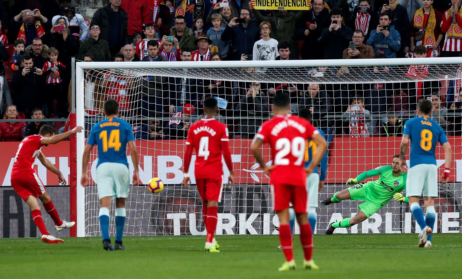 Las imágenes del Girona-Atlético de Madrid