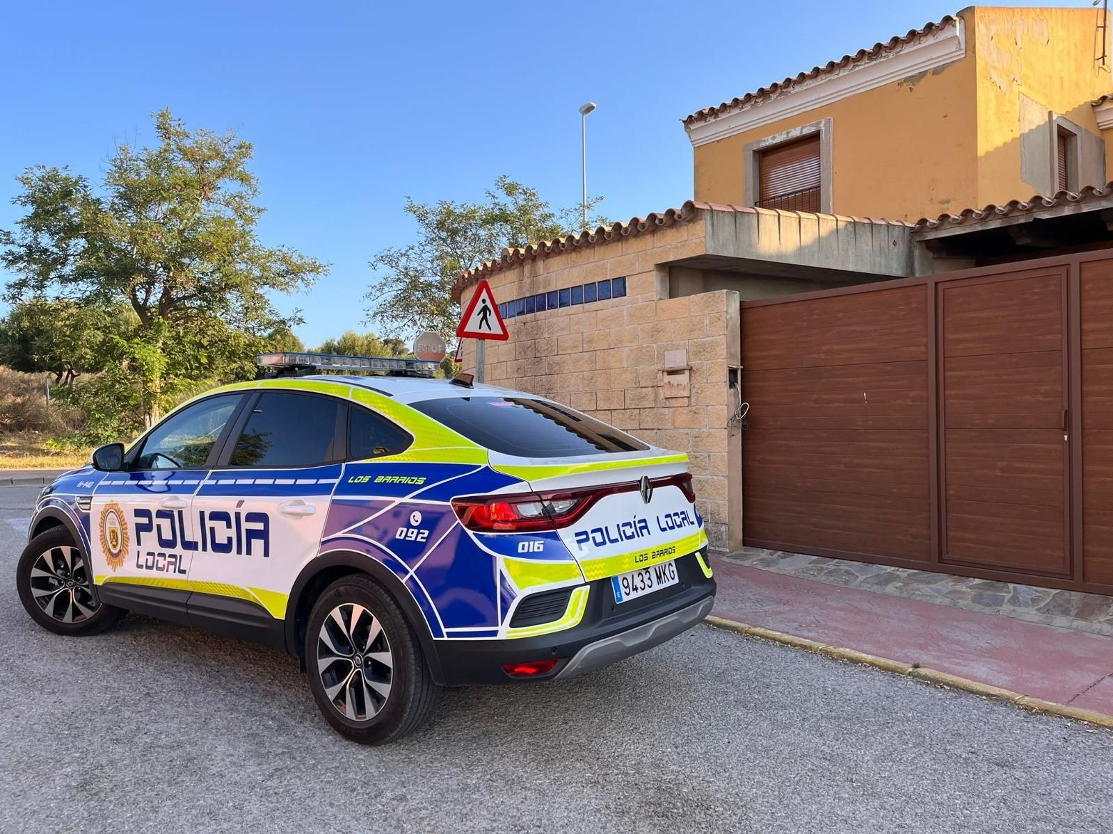 Un coche de la Policía Local de Los Barrios. Un coche de la Policía Local de Los Barrios.