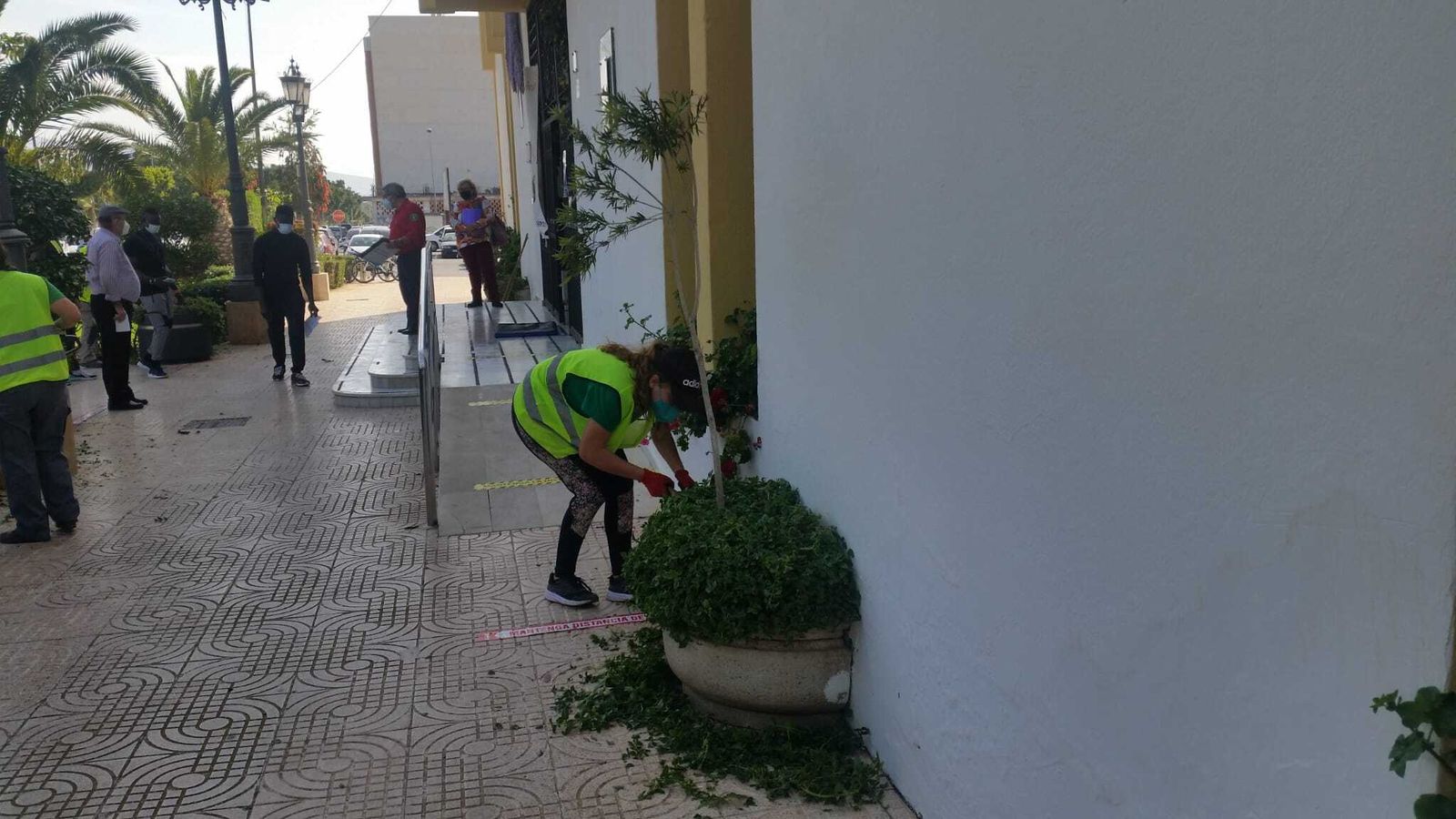La Escuela Agraria de Vícar mima los jardines municipales