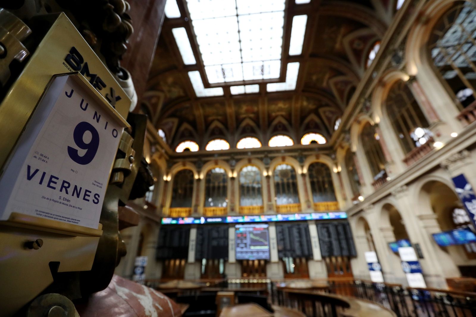 Imagen de la Bolsa de Madrid.