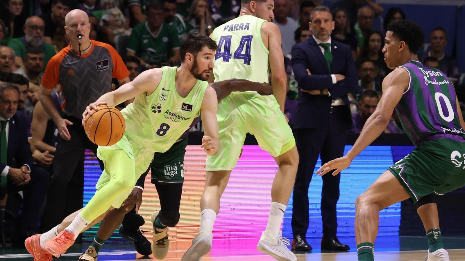 Las fotos del Unicaja-Barcelona, primer partido del play off de la Liga Endesa