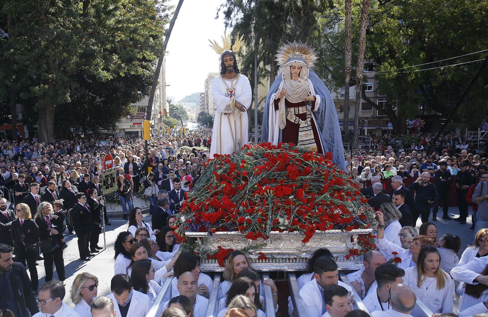 Las fotos del traslado del Cautivo