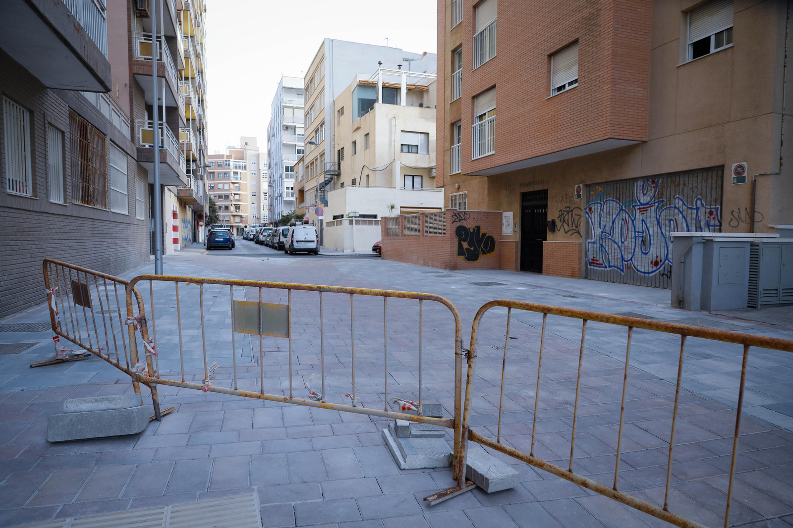 Imágenes de las calles en obras