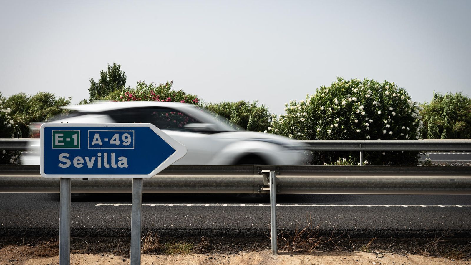 La A-49 es una de las vías en las que se espera mayores problemas de circulación.