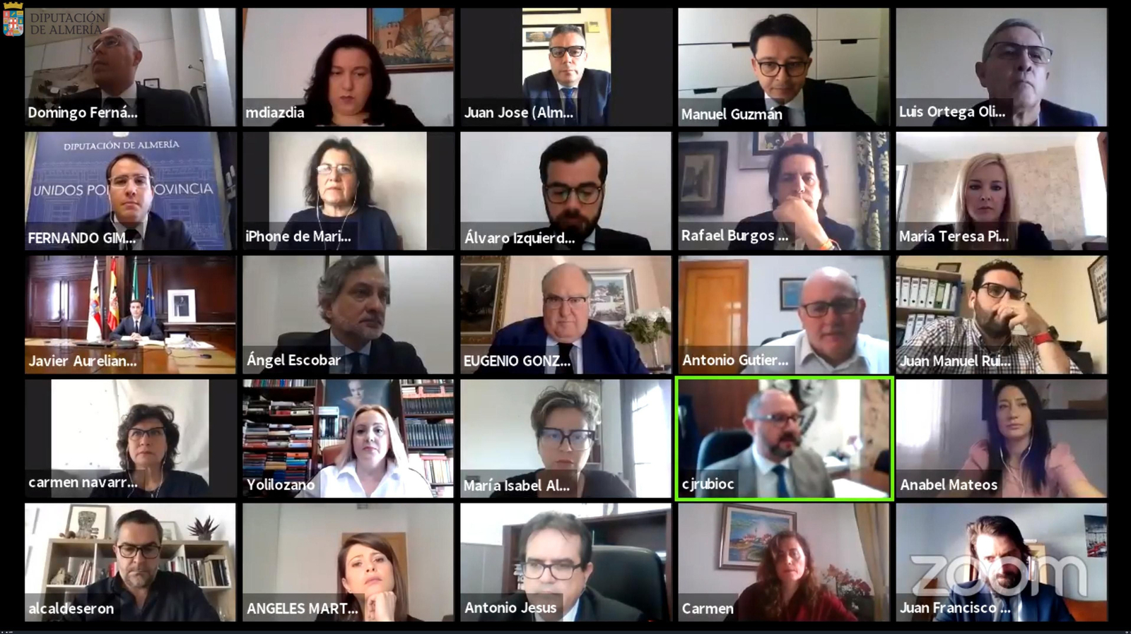 Fumata Blanca en Diputación: el Plan Almería aprobado por unanimidad