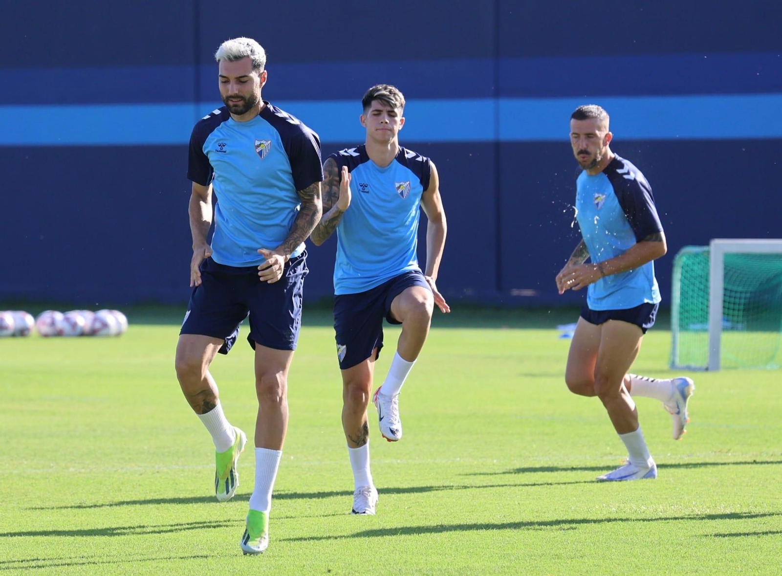 El primer entrenamiento de Roko Baturina y Luismi Sánchez, en fotos