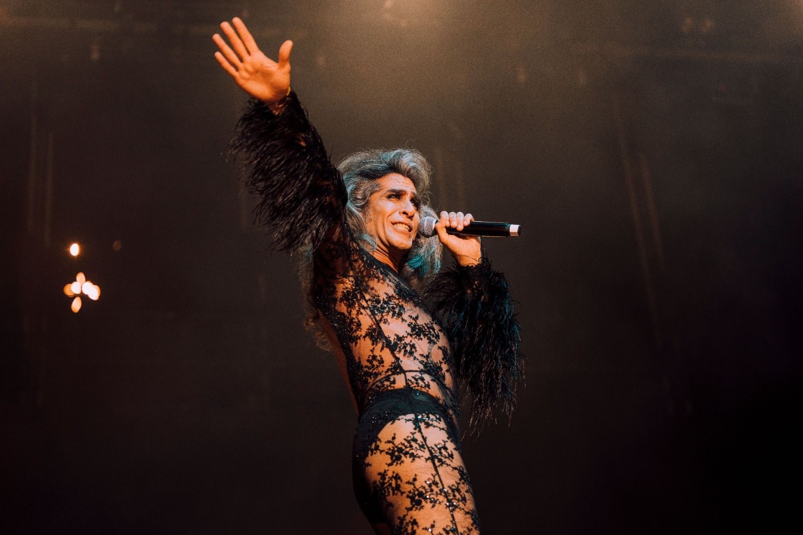 Mario Vaquerizo en el escenario de Sancti Petri