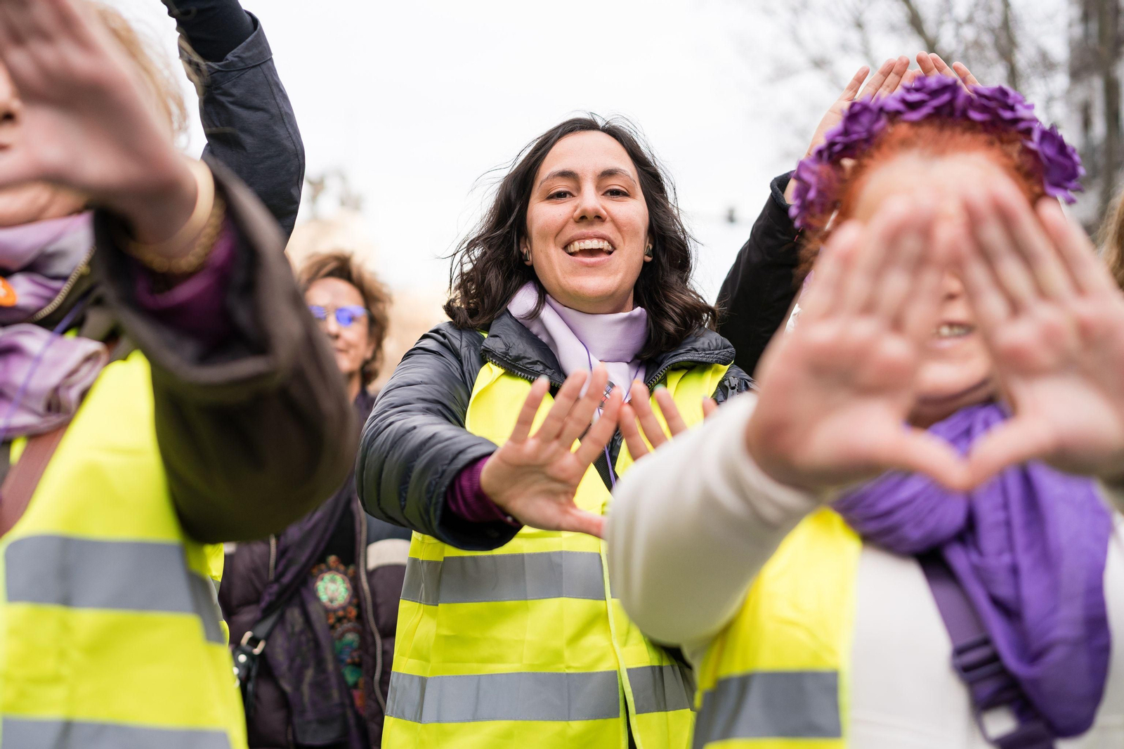 Un momento de una marcha feminista.