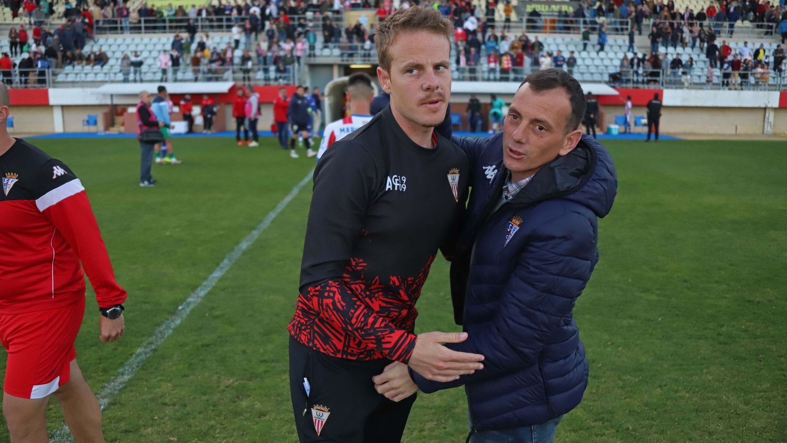 Enrique González y su hermano Alberto cuando se enfrentaron con el Algeciras y el San Fernando.