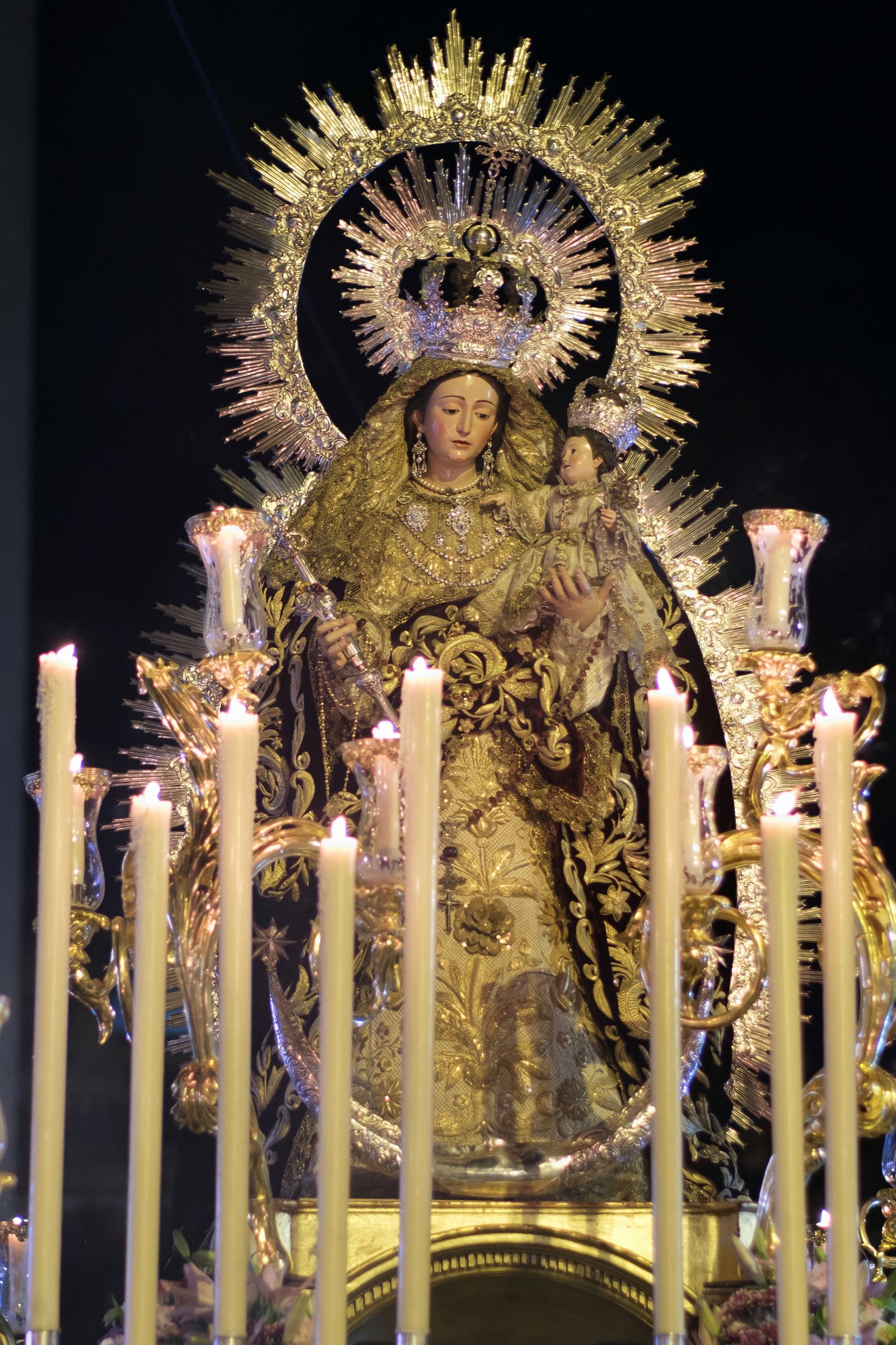 Las imágenes de la procesión de la Virgen del Rosario de San Vicente