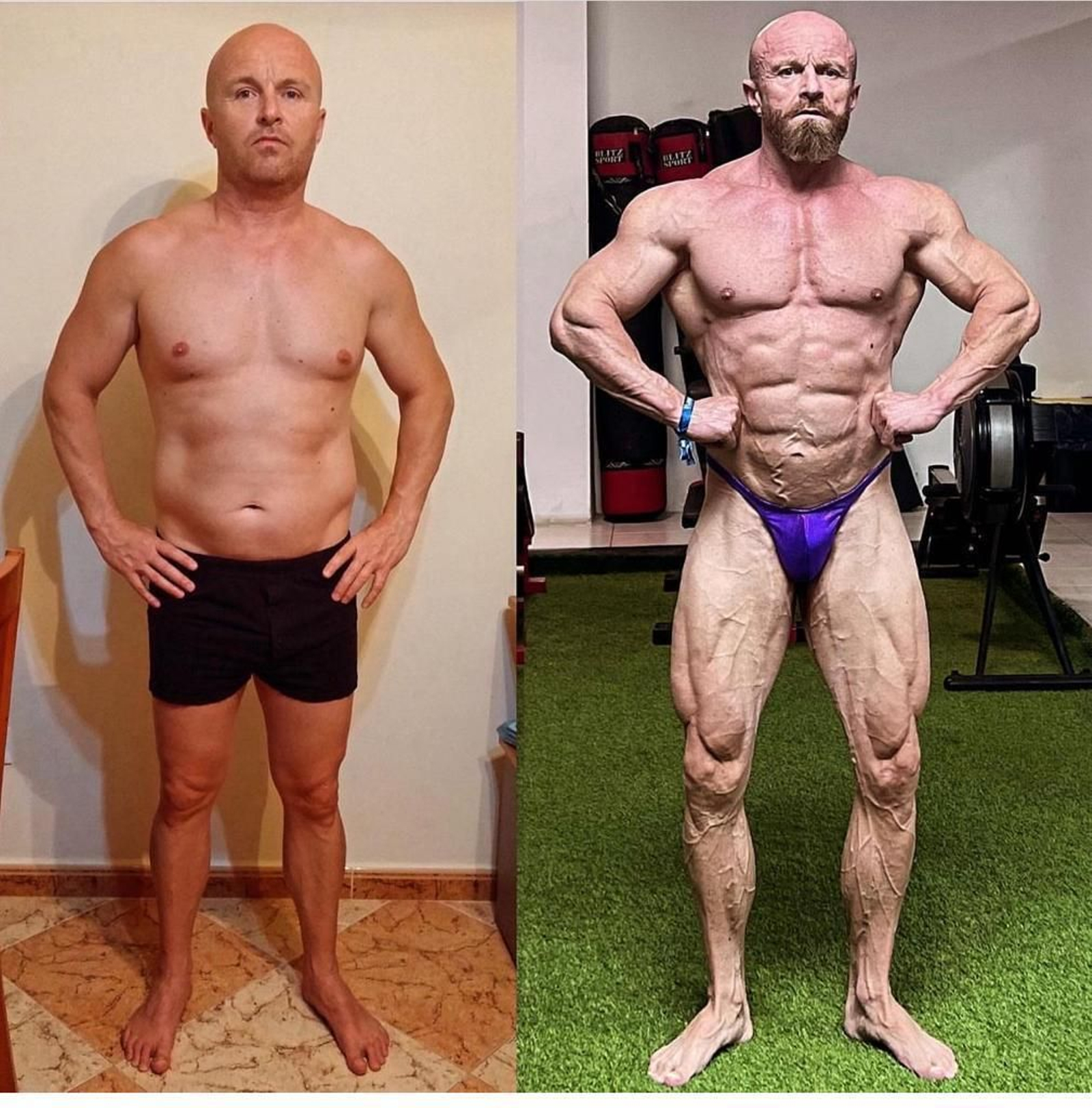 El cambio físico de 'Sandu' en menos de diez años.