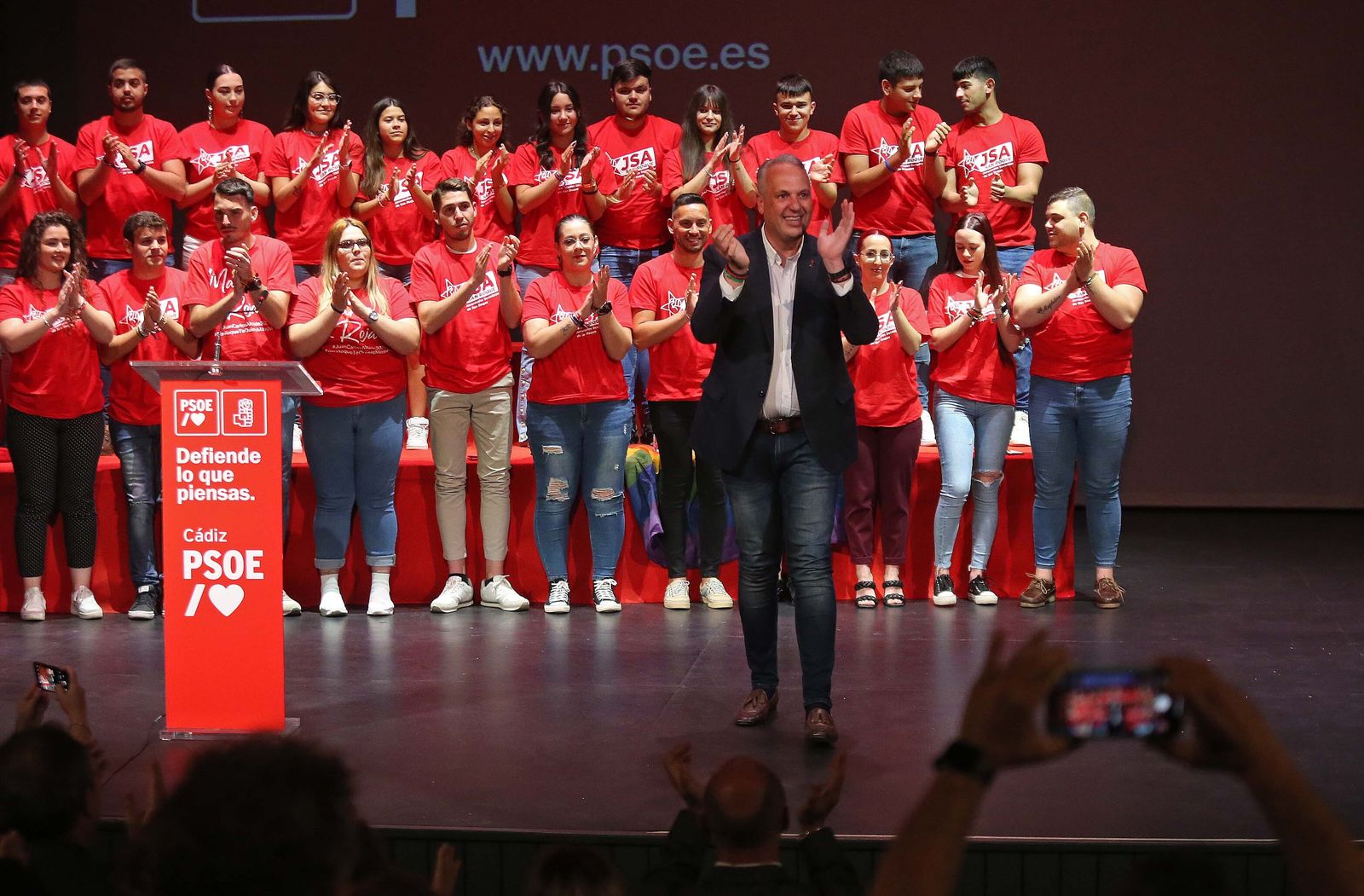 Fotos de la presentación de Juan Carlos Ruiz Boix como candidato a la Alcaldía de San Roque
