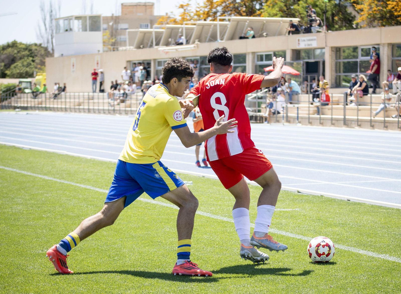 Partido de Segunda RFEF entre el Almería B y el Cádiz Mirandilla