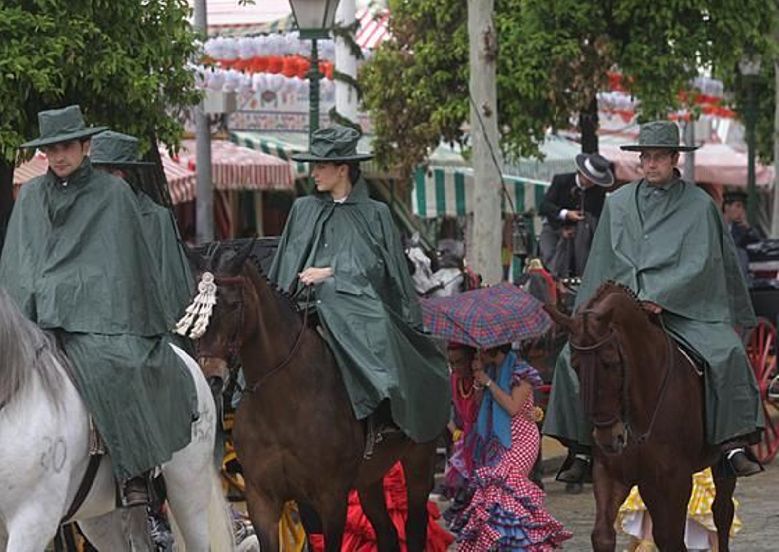 La lluvia no impidió la fiesta el Miércoles de Feria.

Foto: Belén Vargas