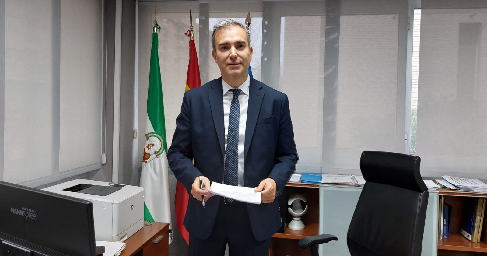 El delegado territorial, Amós García Hueso.