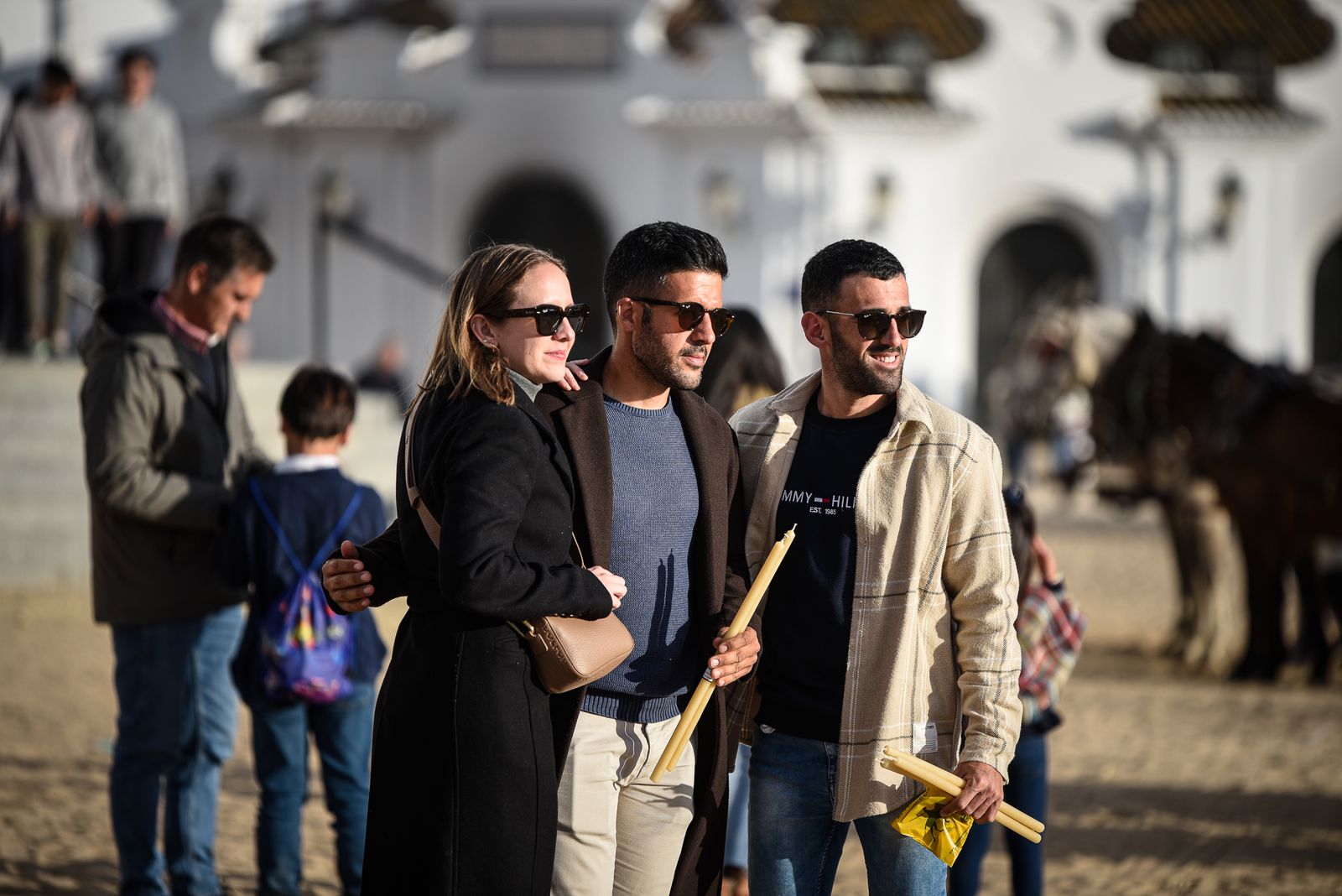 Imágenes del ambiente en la Aldea de El Rocío el domingo 26 de febrero