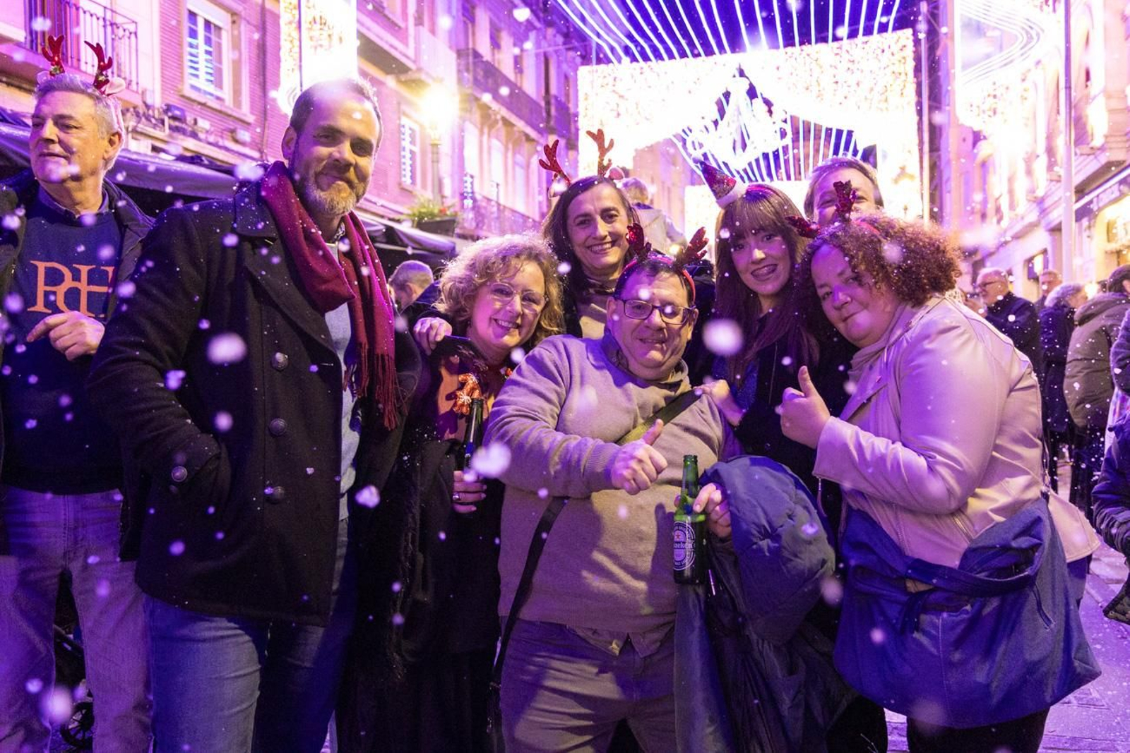 Iluminación navideña de la calle Bernabé Soriano