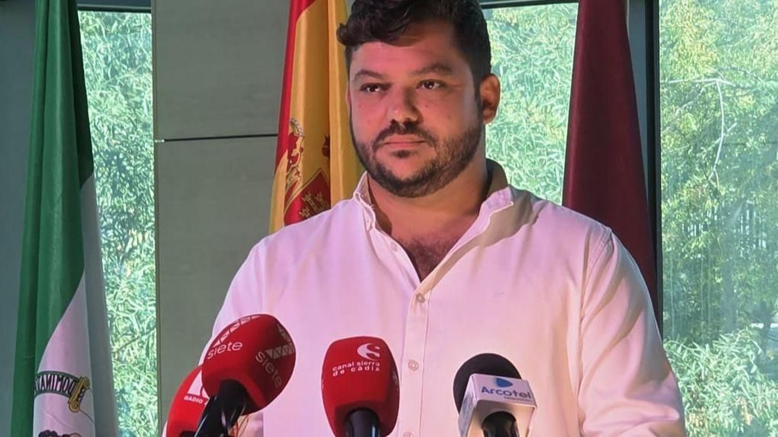 El alcalde de Arcos, el popular Miguel Rodríguez. El alcalde de Arcos, el popular Miguel Rodríguez.