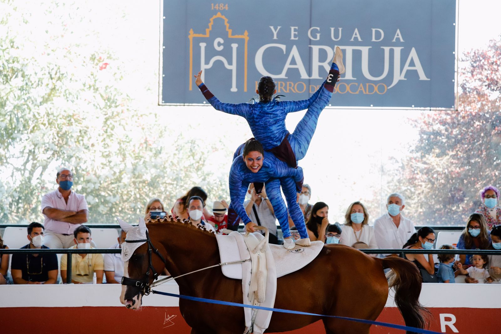 El Campeonato de España de Volteo se ha celebrado en la Yeguada Cartuja Hierro del Bocado.