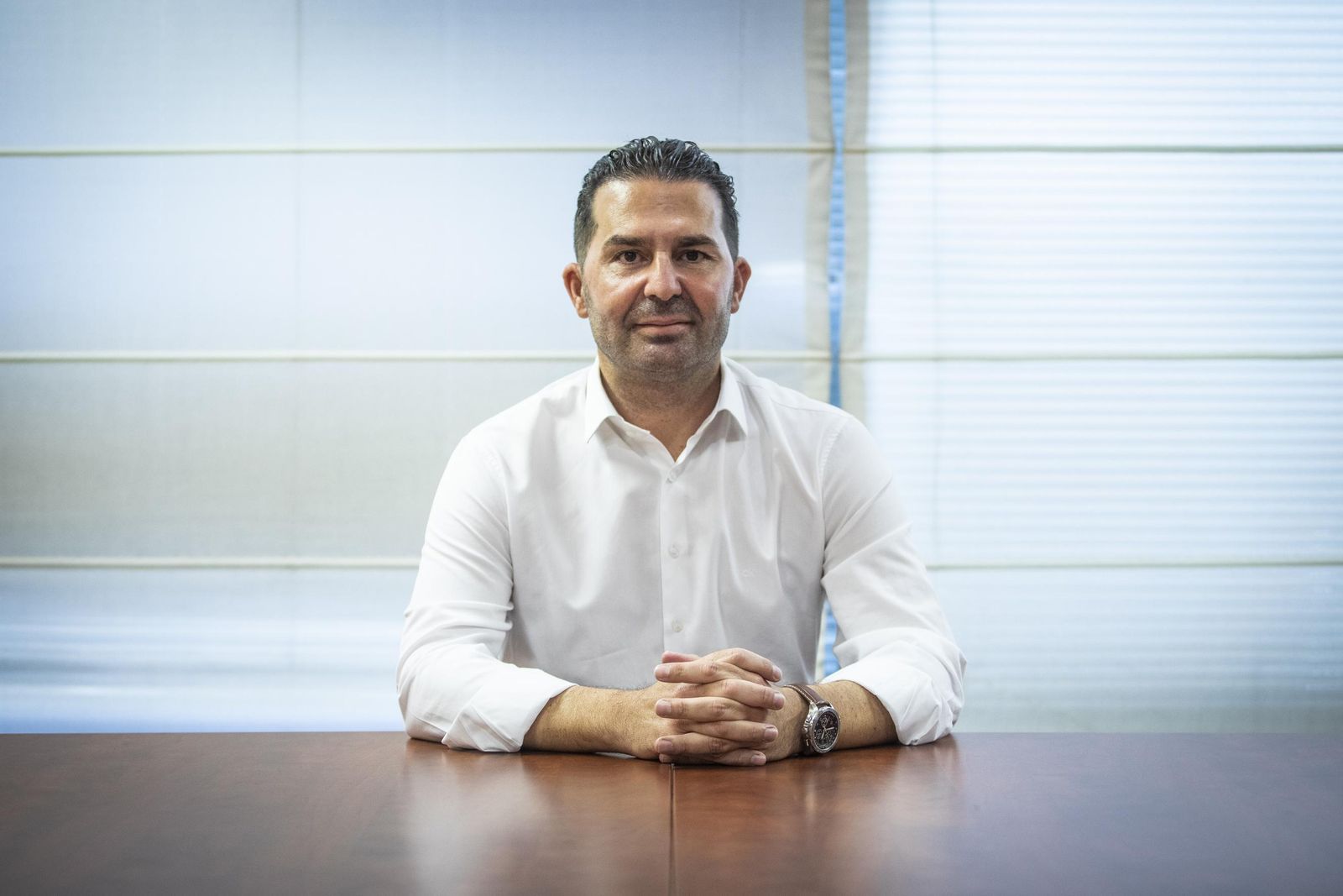 Noel López, durante una entrevista con Granada Hoy.