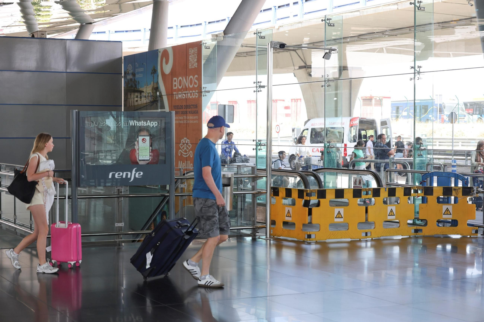 Ascensor roto Cercanías aeropuerto