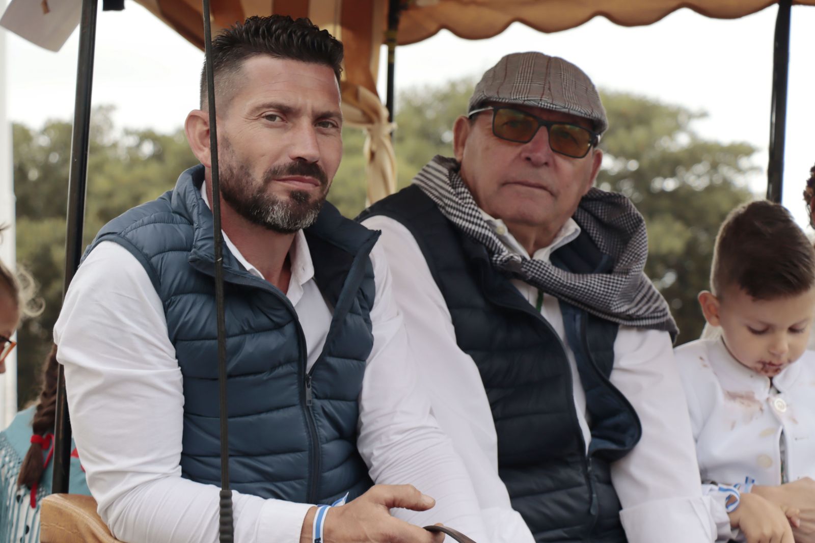 Imágenes de los carros de la Hermandad del Rocío de Huelva