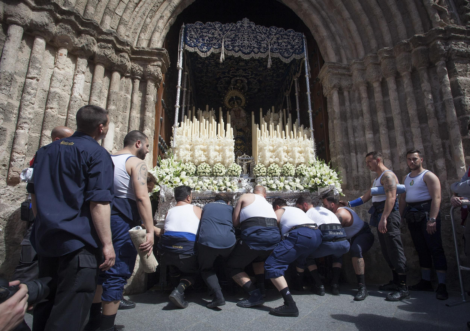 Las imágenes de la Hermandad de la Hiniesta