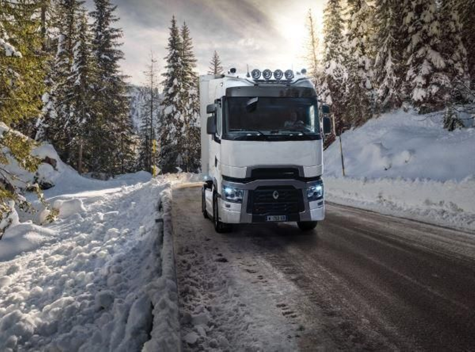 Camión eléctrico en Renault.