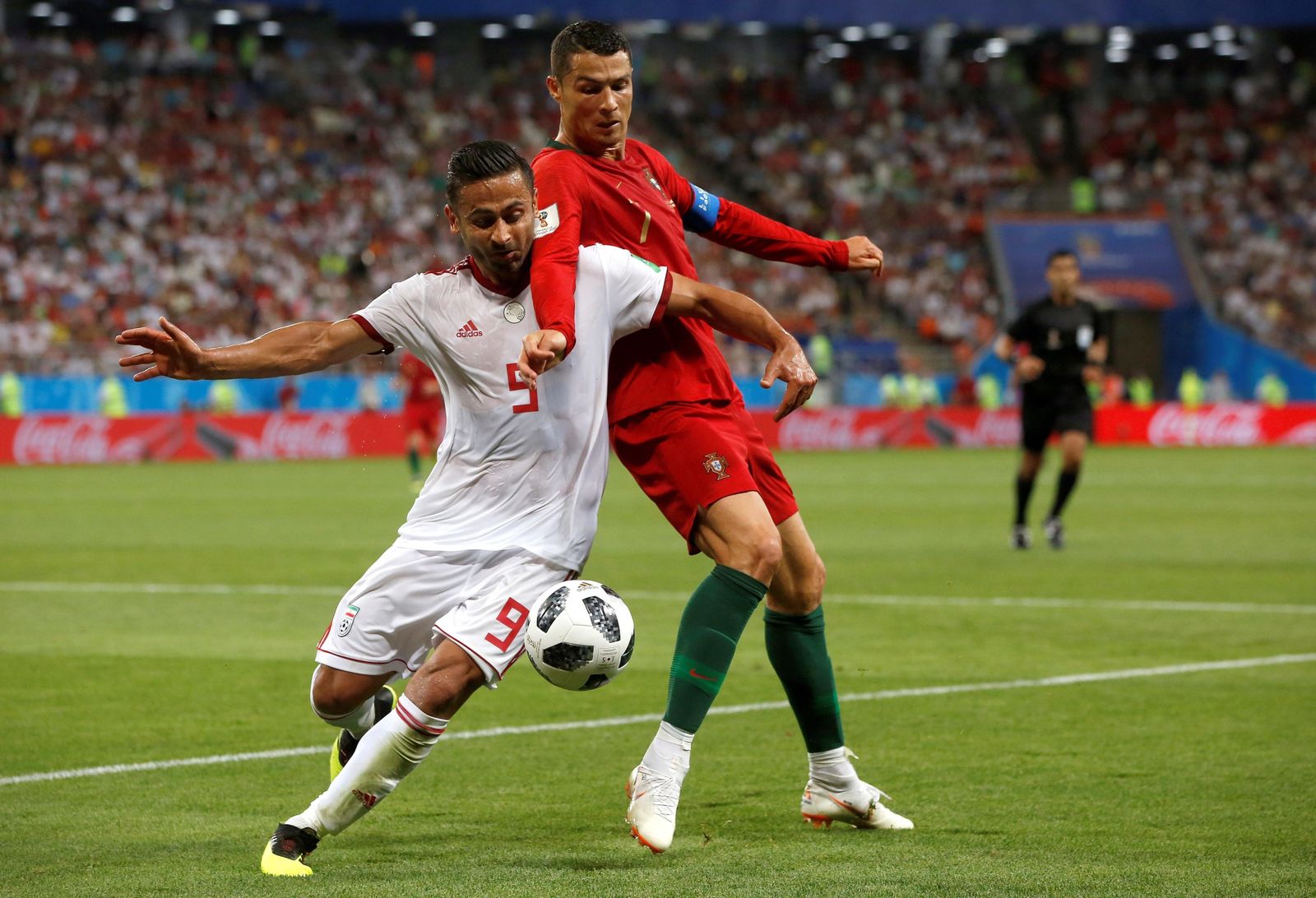 Las imágenes del Irán-Portugal